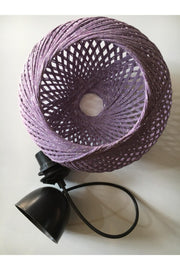 Balle Lilac Pendant Lamp Ball Chandelier Black Cable