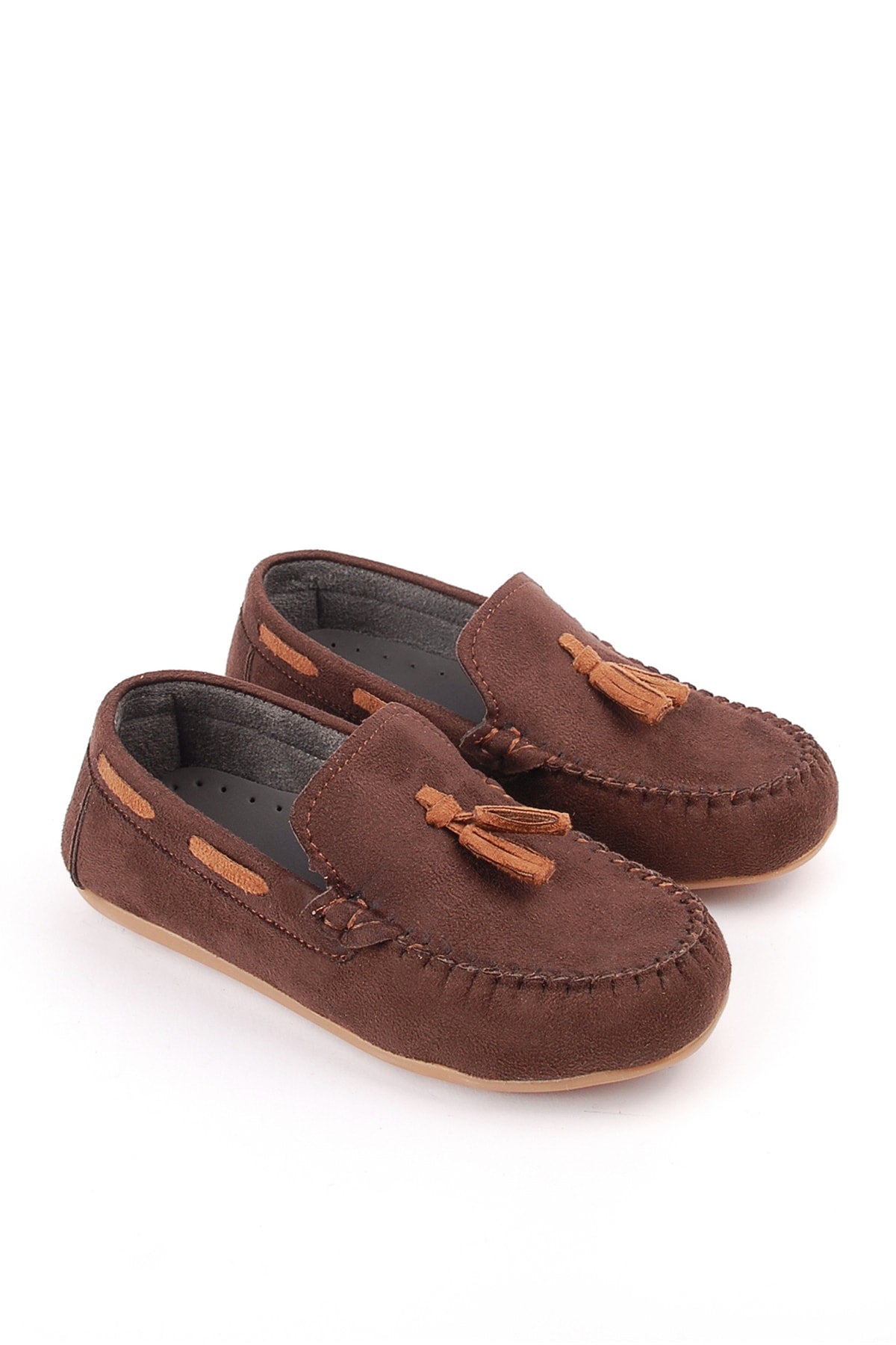 Jungen Wildleder Loafer Loafer Braun