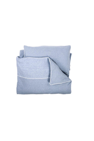 Chevron Blue Baby Duvet Cover Set