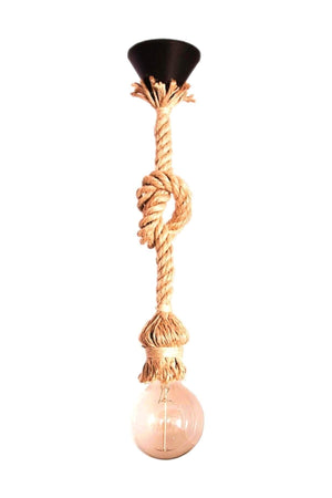 Weed Rope Pendant Lamp Rope Single Chandelier
