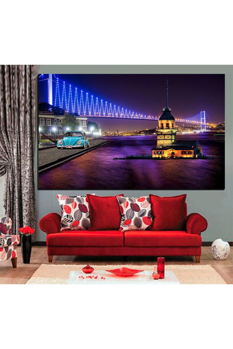 Ledli Bosphorus Bridge Landscape (90*120*3) dimensions - Swordslife