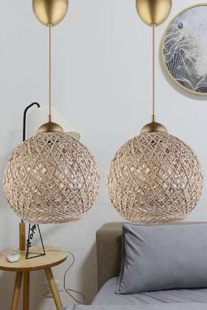 2Pcs Balle Pendant Lamp Ball Chandelier