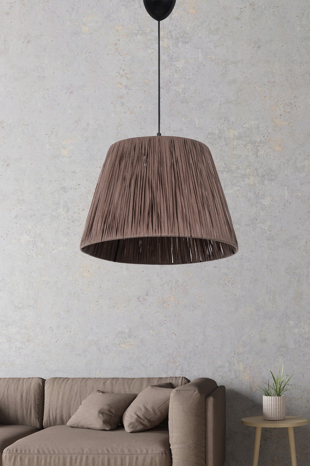 Gaufres Pendant Lamp Chandelier Brown