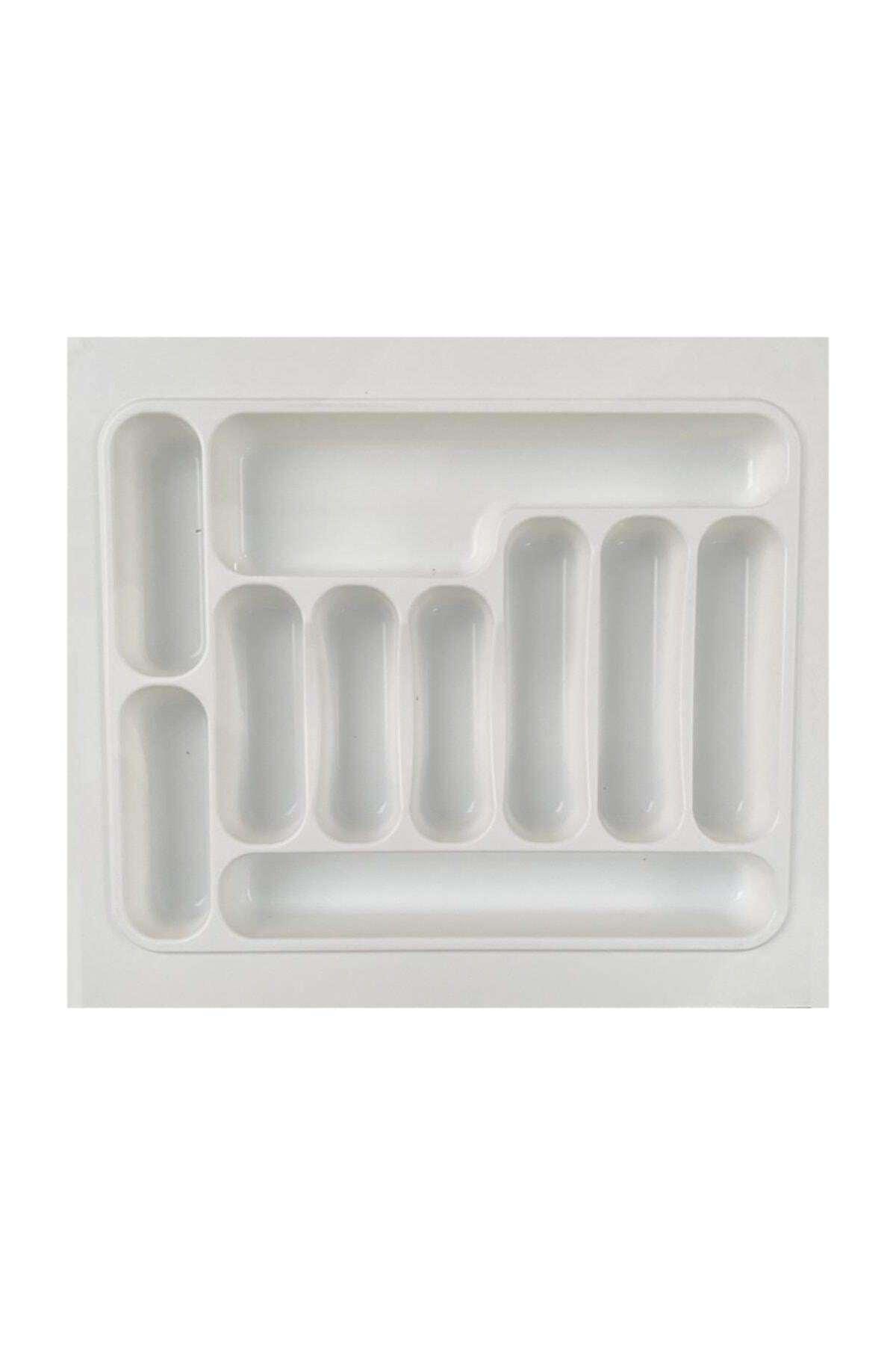 Drawer Cutlery Kitchen Organizer Ladle Holder White 55 X 49