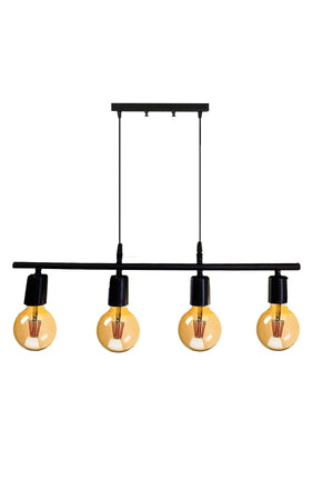 Roma Modern Design Without Glass Four Row Chandelier Without Bulb