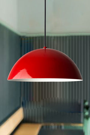 Lipeo Red Chandelier Single Pendant Lamp Living Room Kitchen Hairdresser Cafe Lamp Decorative Lighting Patisserie