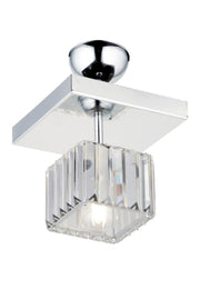 Lara Single Square Chrome K-10 Kronleuchter