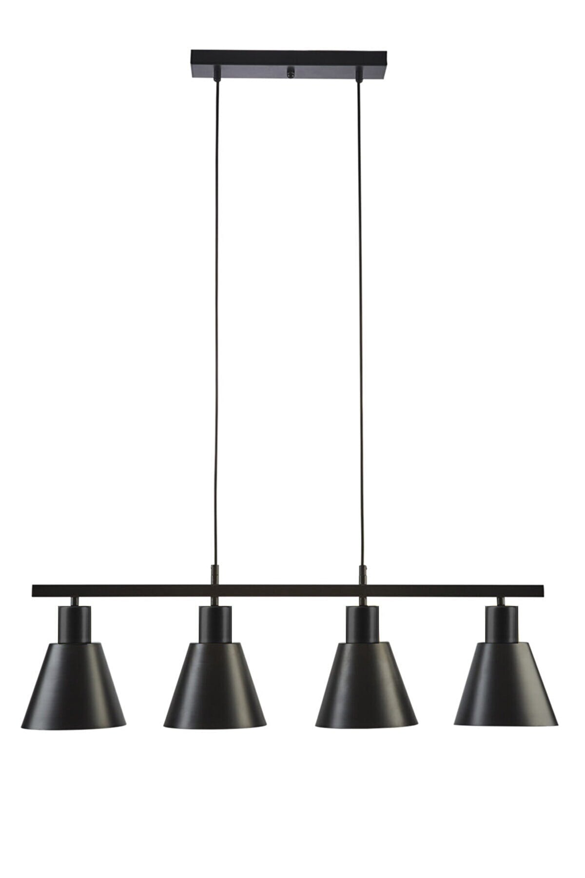 Trend Modern Design Black Color Cafe - Dining Table Top - Living Room - Kitchen 4-Piece Chandelier