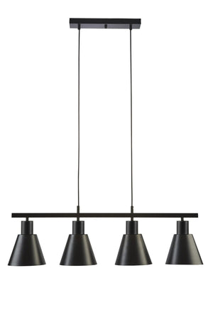 Trend Modern Design Black Color Cafe - Dining Table Top - Living Room - Kitchen 4-Piece Chandelier