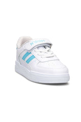Orthopedic, Velcro, White Turquoise Color Kids Sports Shoes