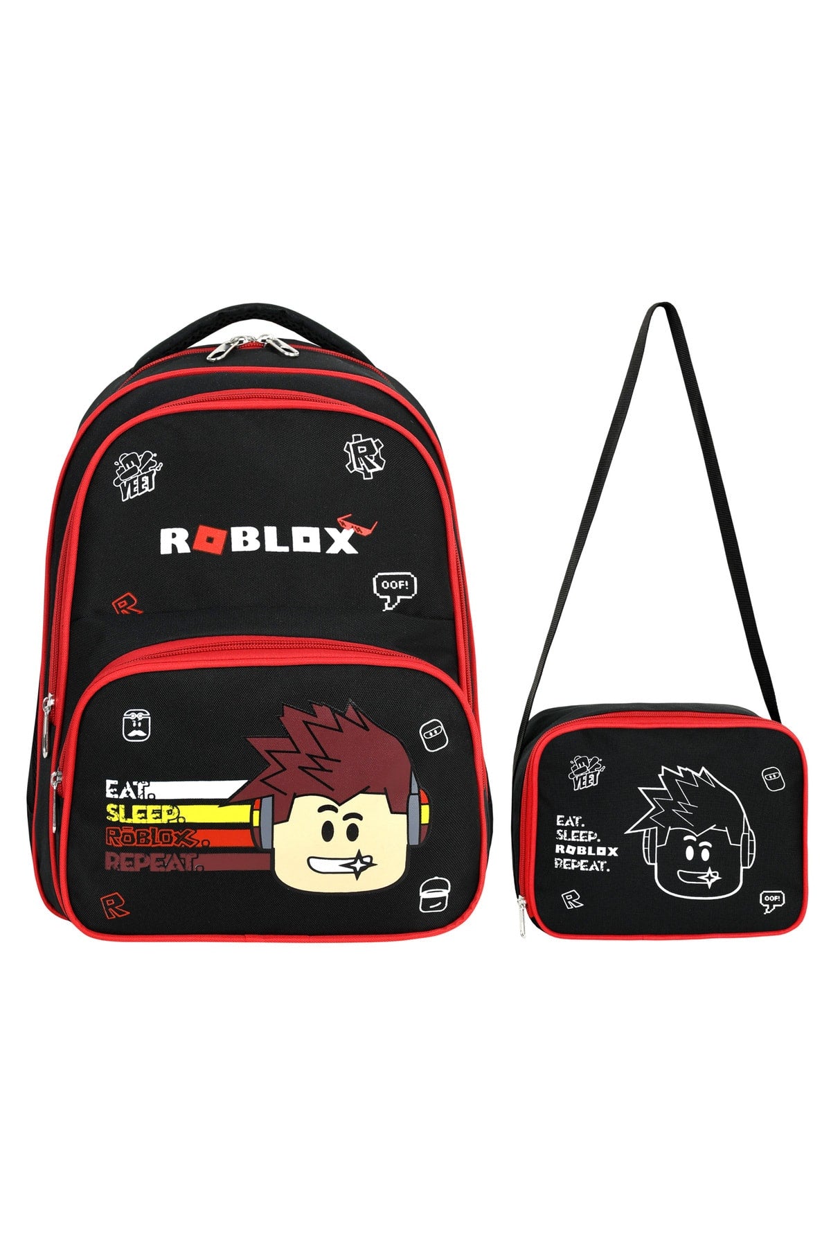 Roblox Black Primary School And Lunch Box Set