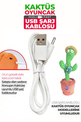 Talking Dancing Cactus Toy Usb Cable