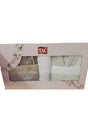Lima Family Bathrobe Set Ecru Camel - Swordslife