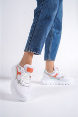 Women's Lace-Up Mesh Casual Sneaker Sneakers Rm0474