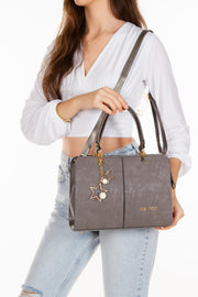 Women'S Stylish 6 Compartment Hand And Shoulder Bag Handbag,Sleeve Bag