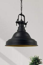 Ulmete Black Single Pendant Lamp Chandelier Living Room Office Hotel Restaurant Chandeliers Design Vintage Models