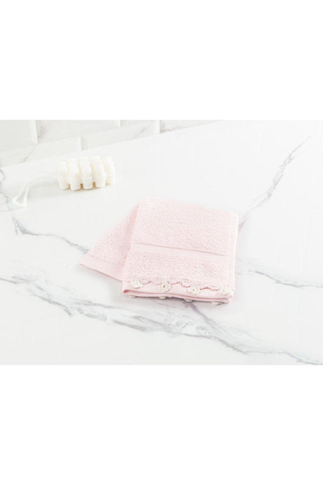 Jeanne Crocheted Hand Towel - Powder - Swordslife