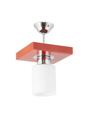 Single Modern Sports Model Square Tray Red Chandelier