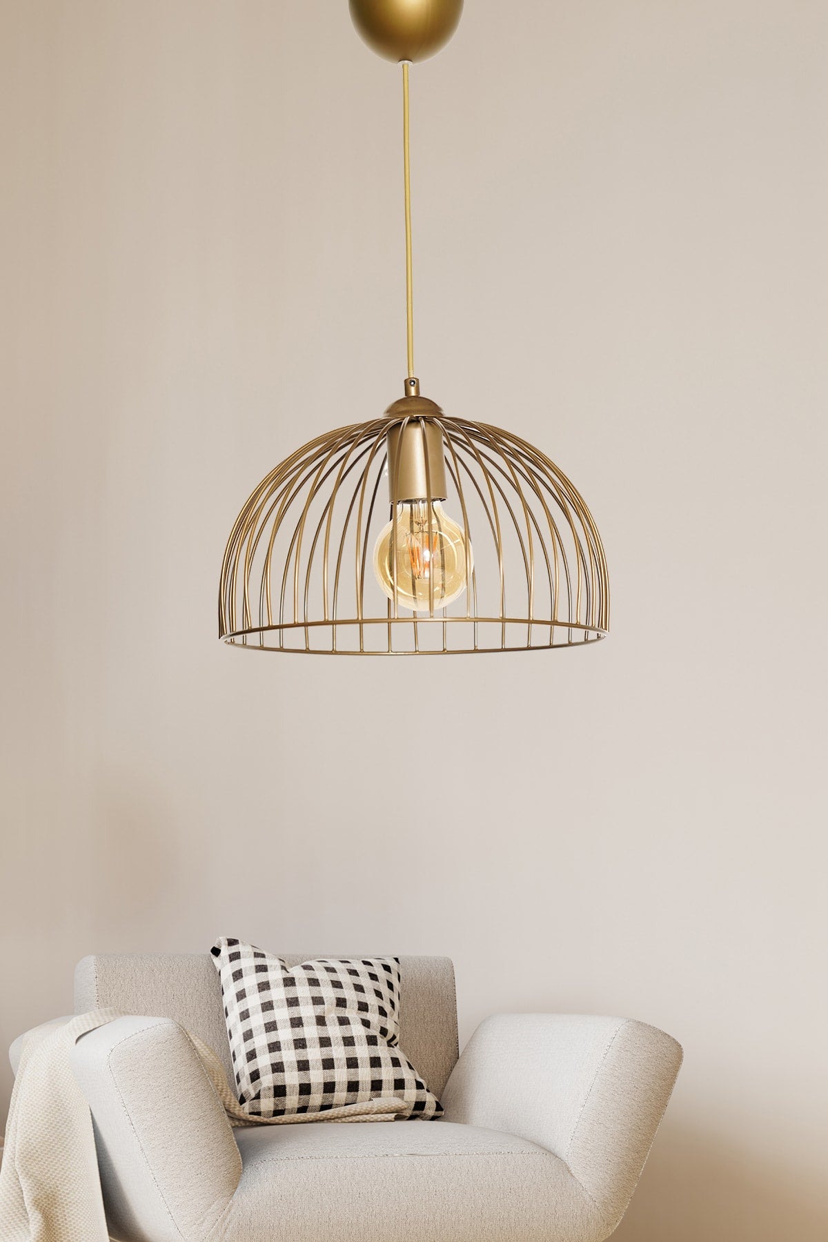 Nevol Single Pendelleuchte Antik Mtla-46