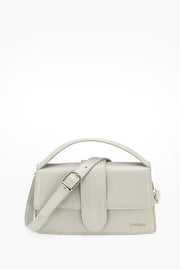Women'S Aqua Green Leather Look Adjustable Crossbody Bag 229