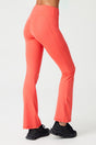 Women's Coral High Waist Slimmer Double Pocket Spanish Leg Leggings Bootcut - Swordslife