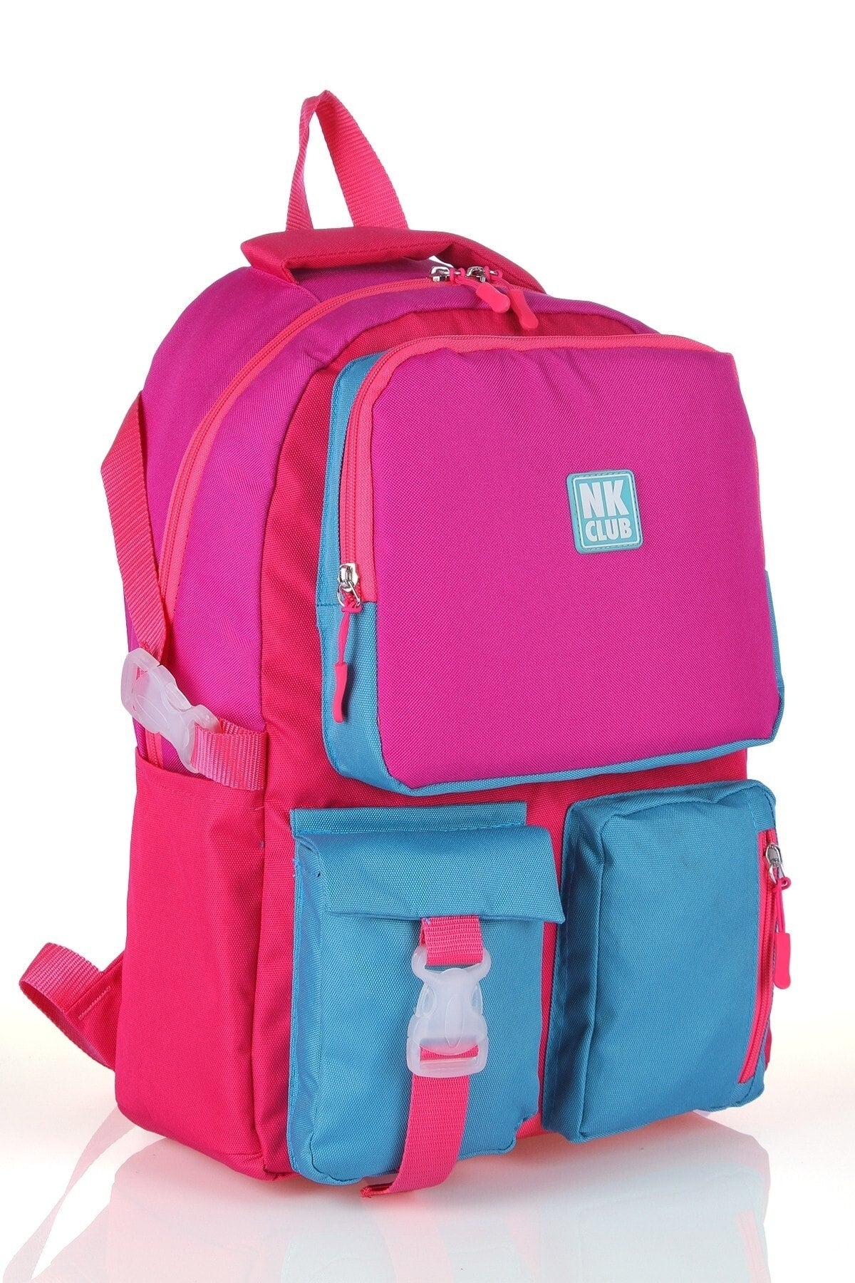 Hkn 9012 Primary School Backpack School Bag Multi Compartment Purple