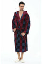 Hawaiian Trojan Velvet Hooded Bathrobe - Swordslife