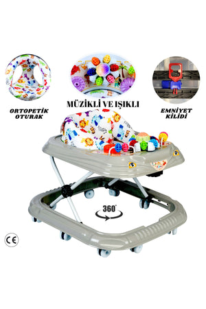 Musical And Lighted Walker 10 Leg Spider Model Yrtç22