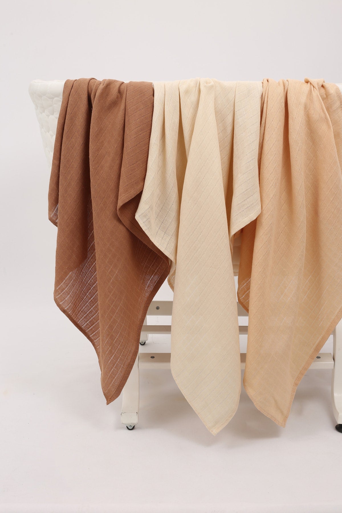 3-Purpose Muslin Cover Set - 75X75 Cm