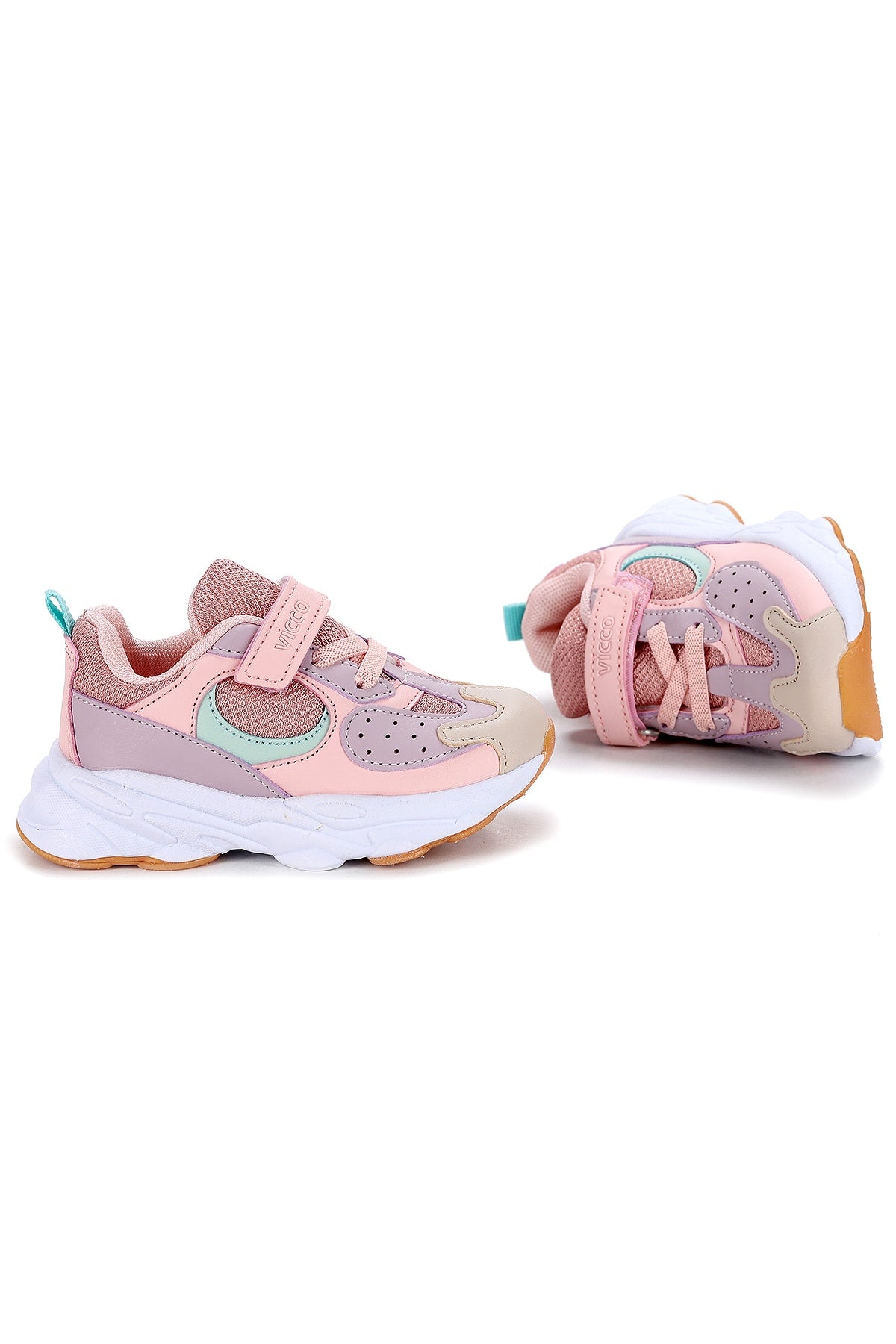Pink - 346.21y.118 Niro Girls/Boys Sneakers with Velcro