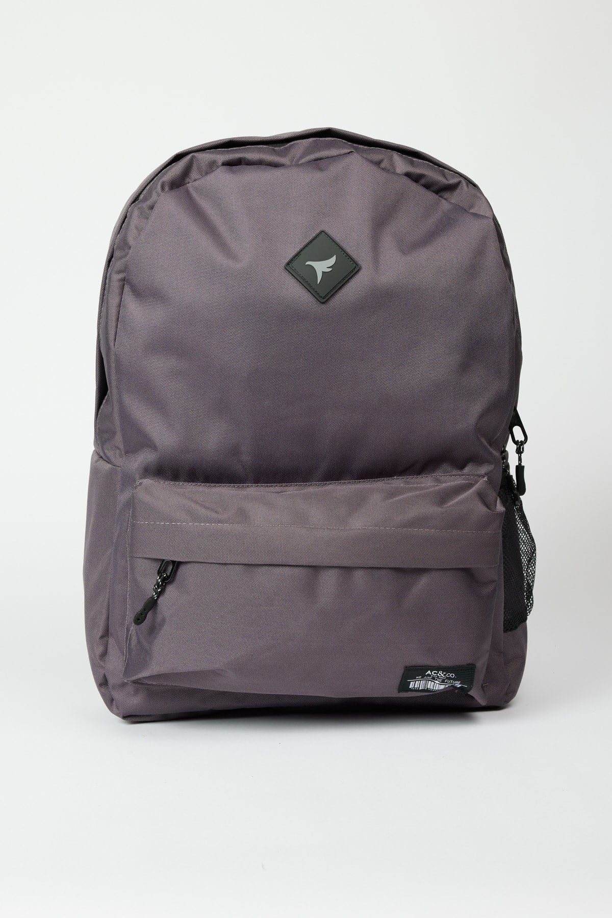 Men'S Gray Logo School Backpack