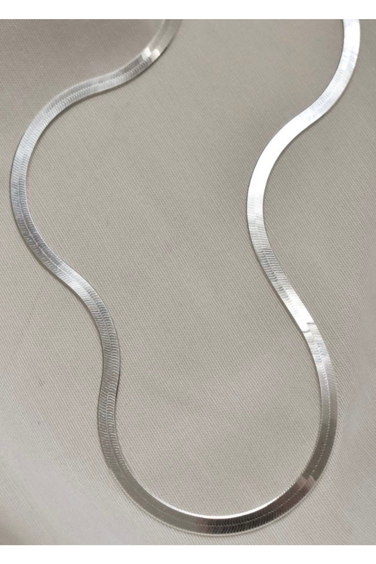 40 5 Cm Unisex Silver Color Steel Italian Chain Necklace
