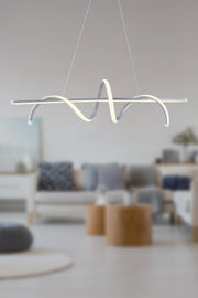 Pane Chrome Modern Led Chandelier White Light Living Room Kitchen Room Hall Led Chandelier Dining Table Led Chandelier