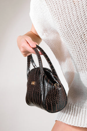 Women'S Hand Shoulder Bag Larfe Coffee