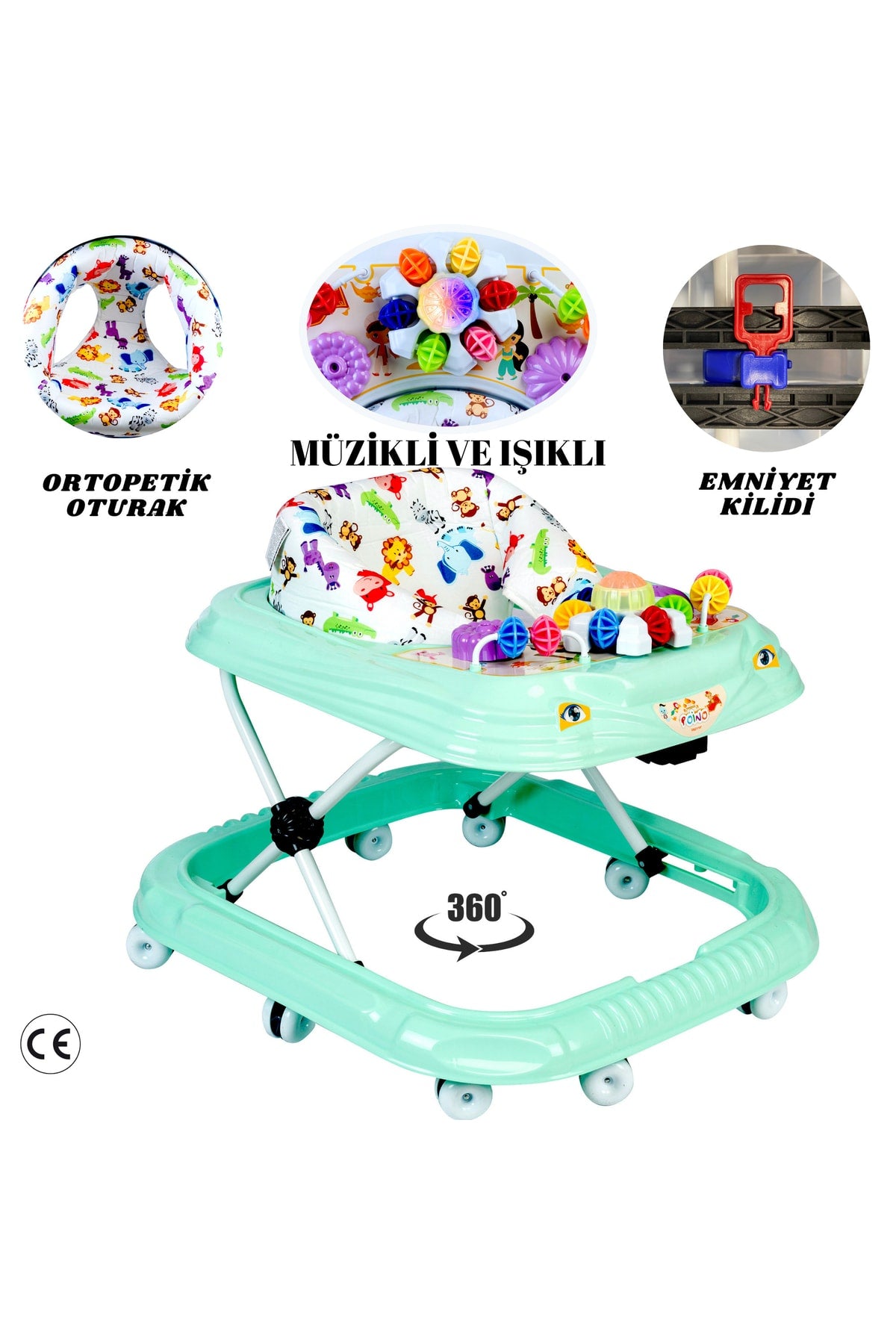 Musical And Lighted Walker 10 Leg Spider Model Yrtç22