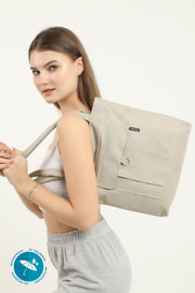Cream U7 2-Compartment Large Volume Waterproof Fabric Women'S Sports Daily Arm And Shoulder Bag B:35 E:35