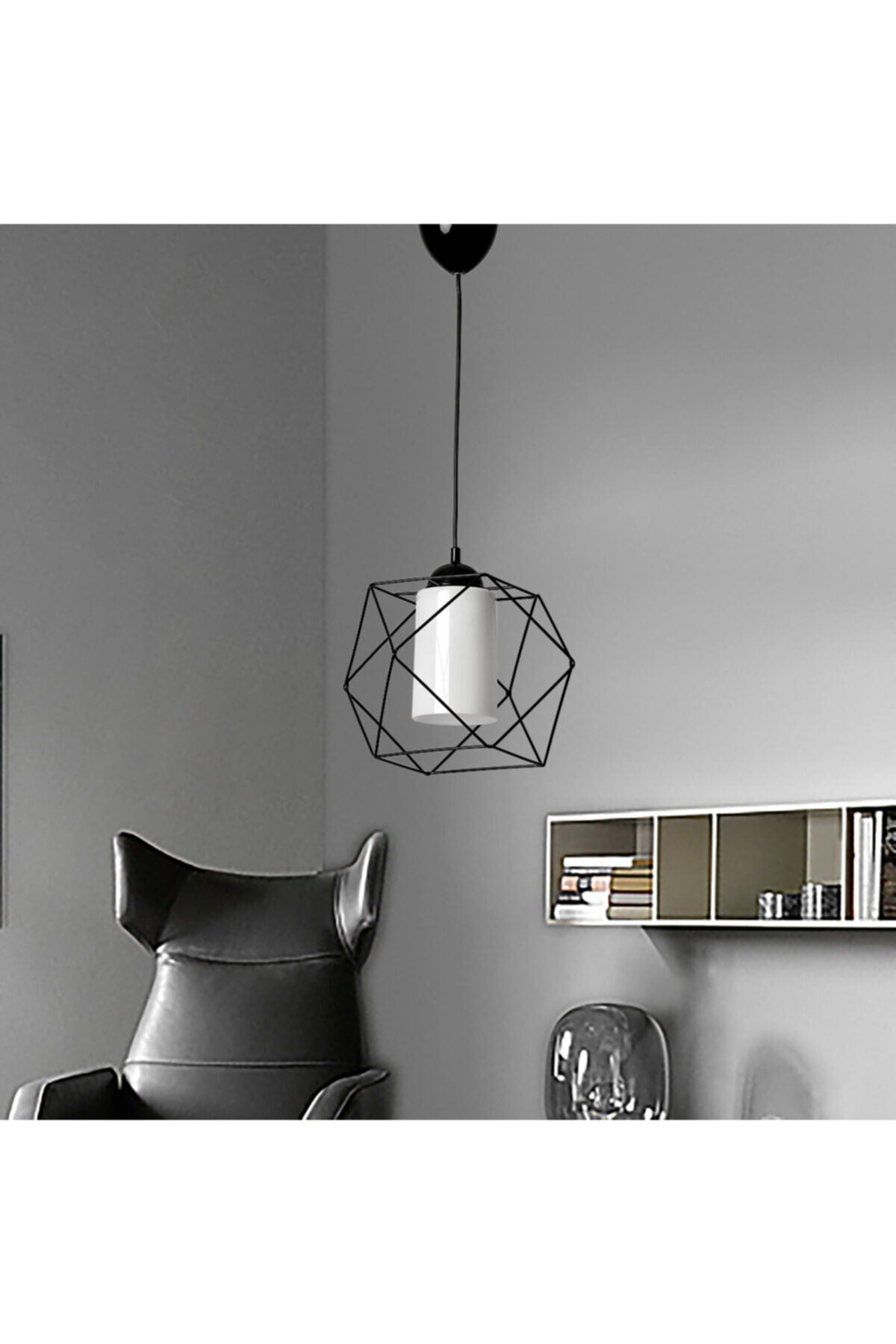 Black Fer Single Pendant Lamp