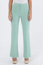 Women's Mint High Waist Gatherer Bell-Red Palazzo Pants - Swordslife