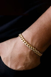 Gurmet Classic Black Gold Men'S Steel Bracelet