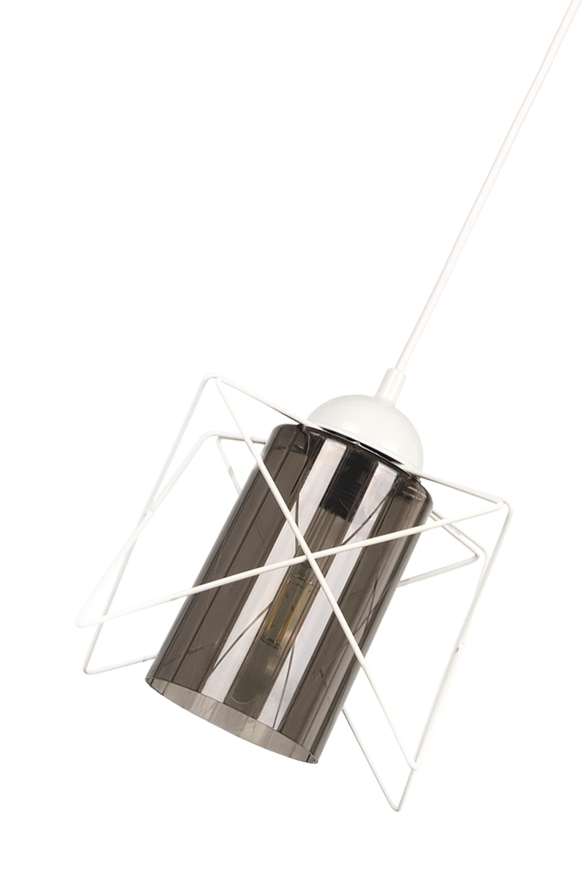 2 Pieces Modes Single White-Smoked Acrylic