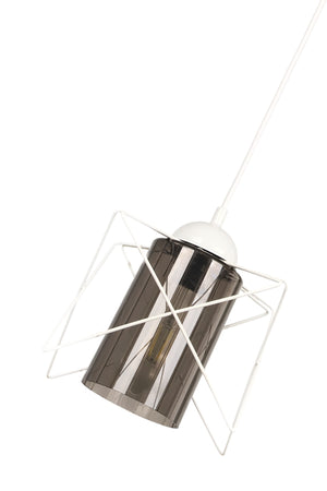 2 Pieces Modes Single White-Smoked Acrylic