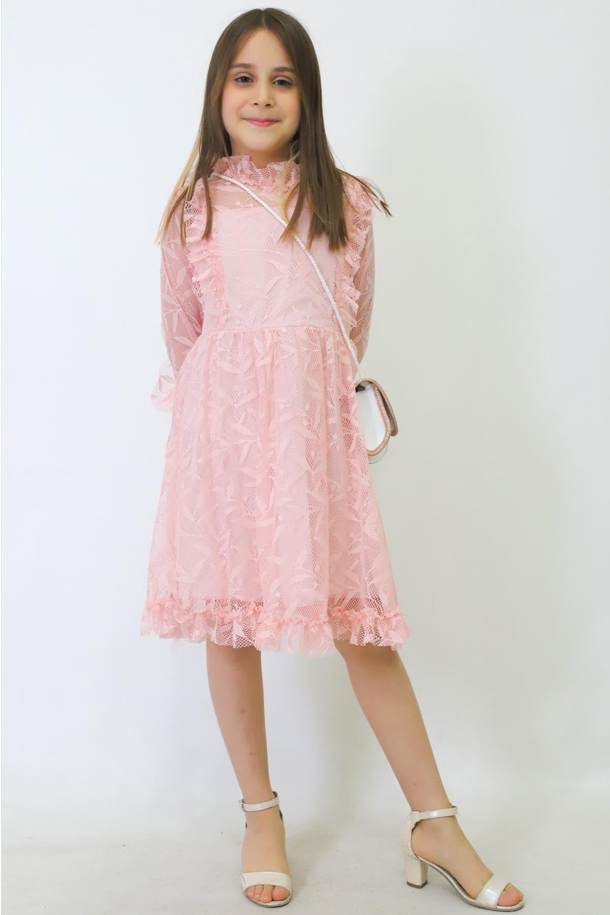Girl Summer Dress With Bag (2026 New Season 134)