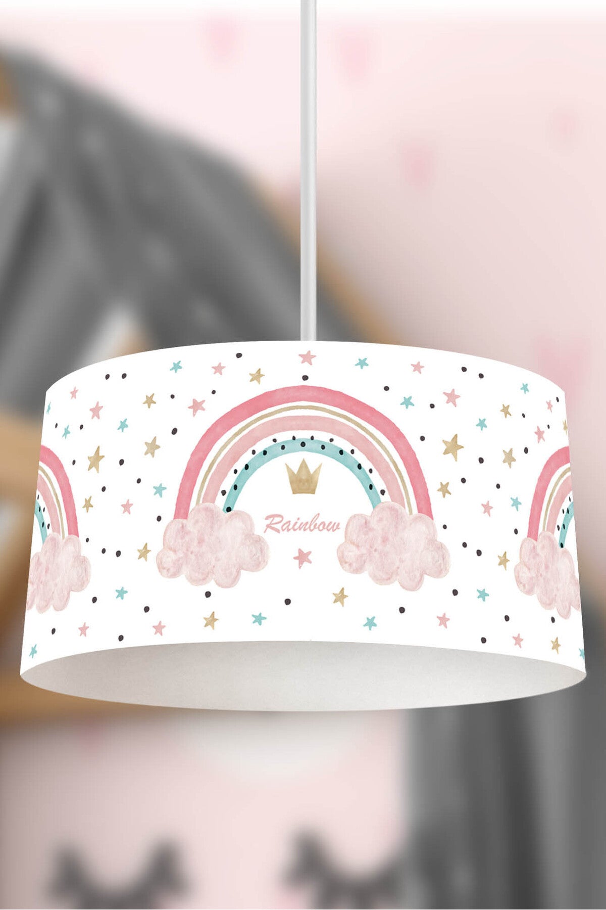 Candy Rainbow Children'S Pendant Lamp Chandelier
