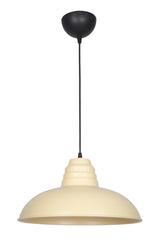 Sydney Cream Large (32 CM DIAMETER) Retro Rustic Model Modern Metal Single Pendant Lamp Cafe - Kitchen Chandelier Cafe