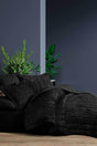 Comfort New Generation Sleep Set - 3 Pieces Velvet Anthracite (230x220cm) - Swordslife