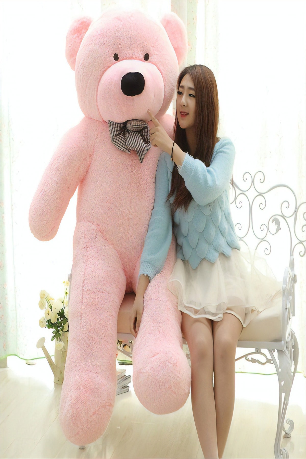 Kuki Toy Rosa Plüschbär 160 cm