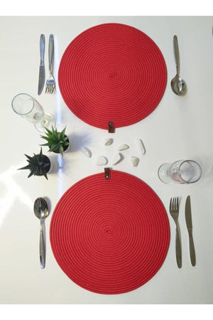 Decorative Snail Jute Woven Cover Table Placemat - Swordslife