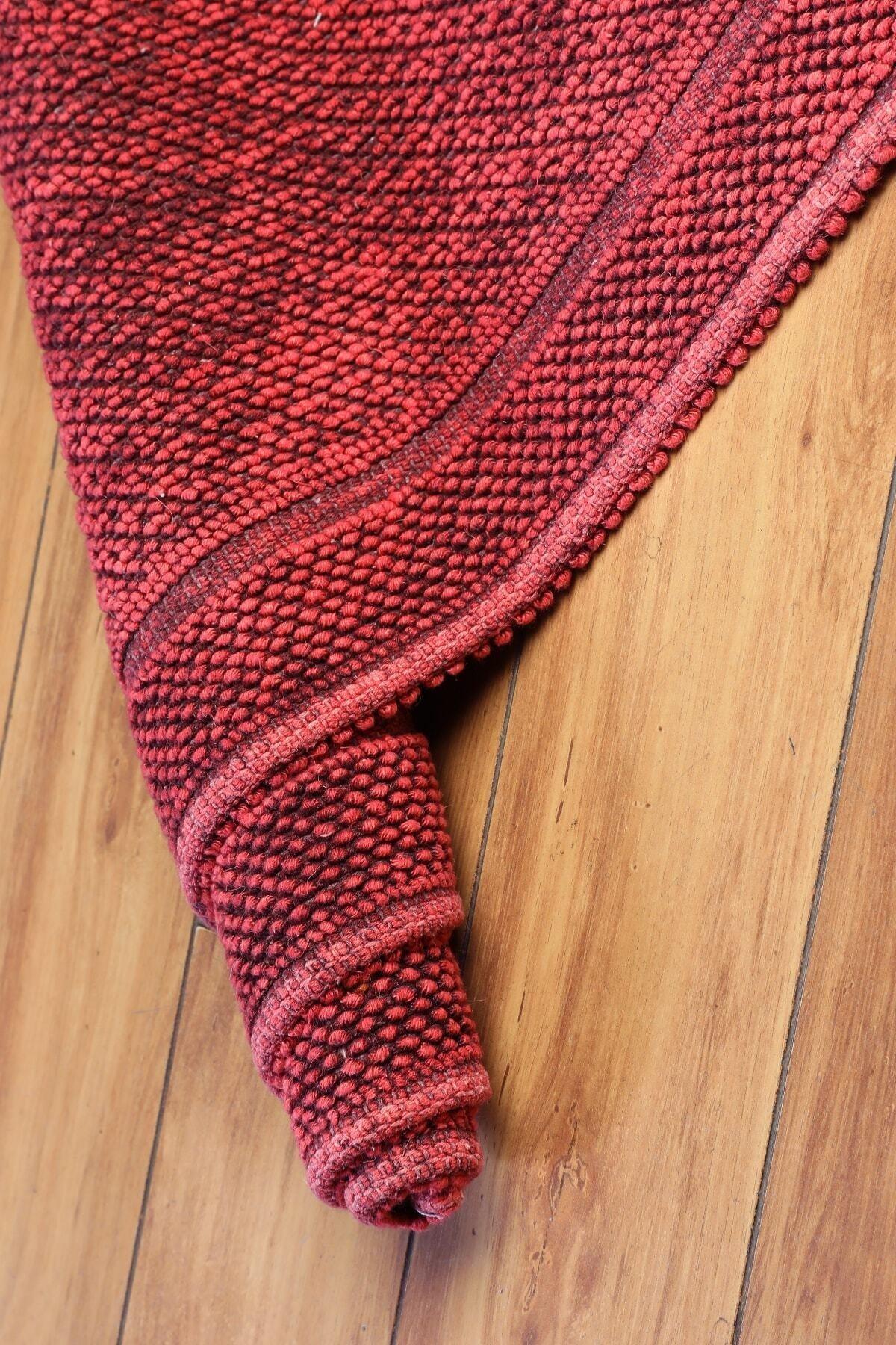 Alize Vintage Series Cotton Rug | Red - Swordslife