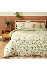 100% Cotton Ranforce Ocaliptus Double Duvet Cover Set Green (200X220 CM) - Swordslife