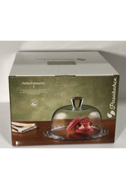 Patisserie Cake Jar With Glass Lid Presentation Plate ( 96874 ) Fma99946